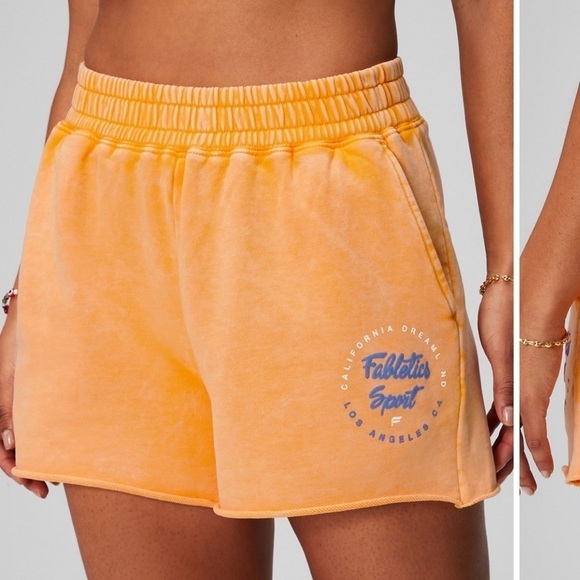 Fabletics Lightweight Terry Go-To Sweatshorts Shorts - Picture 1 of 6